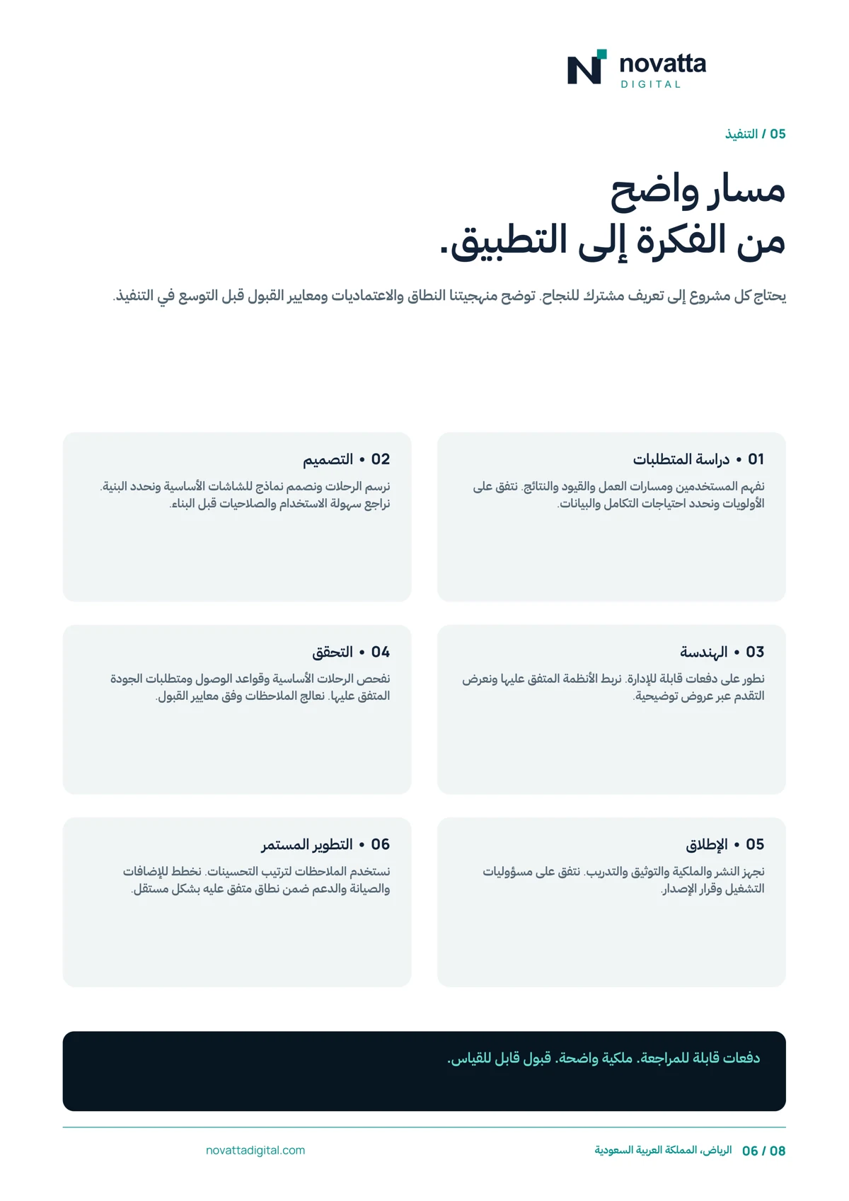 منهجية التنفيذ