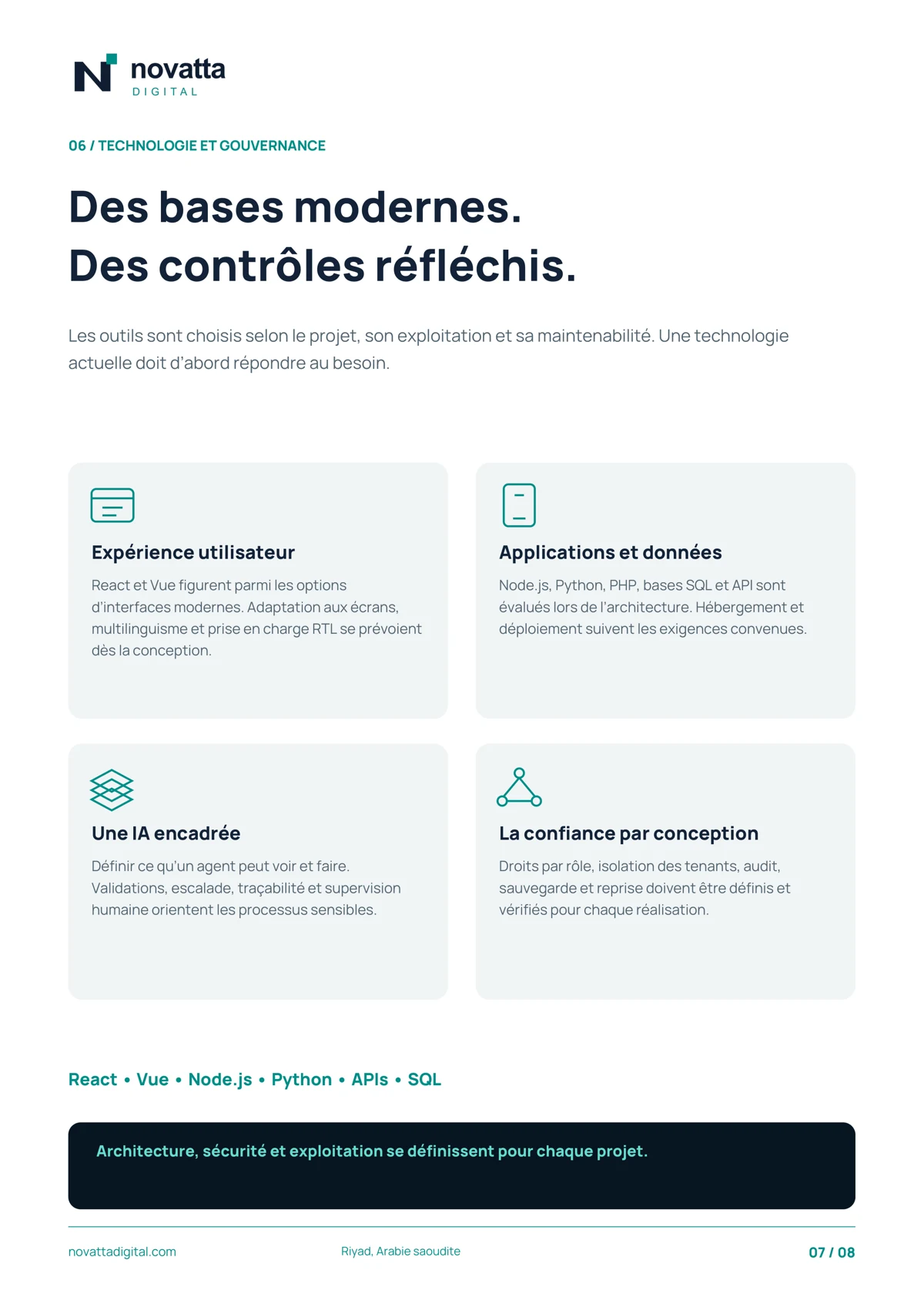 Technologie et confiance