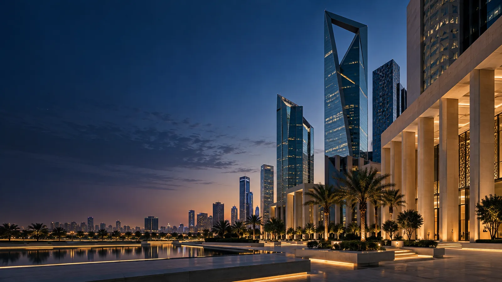 Riyadh-inspired architectural illustration